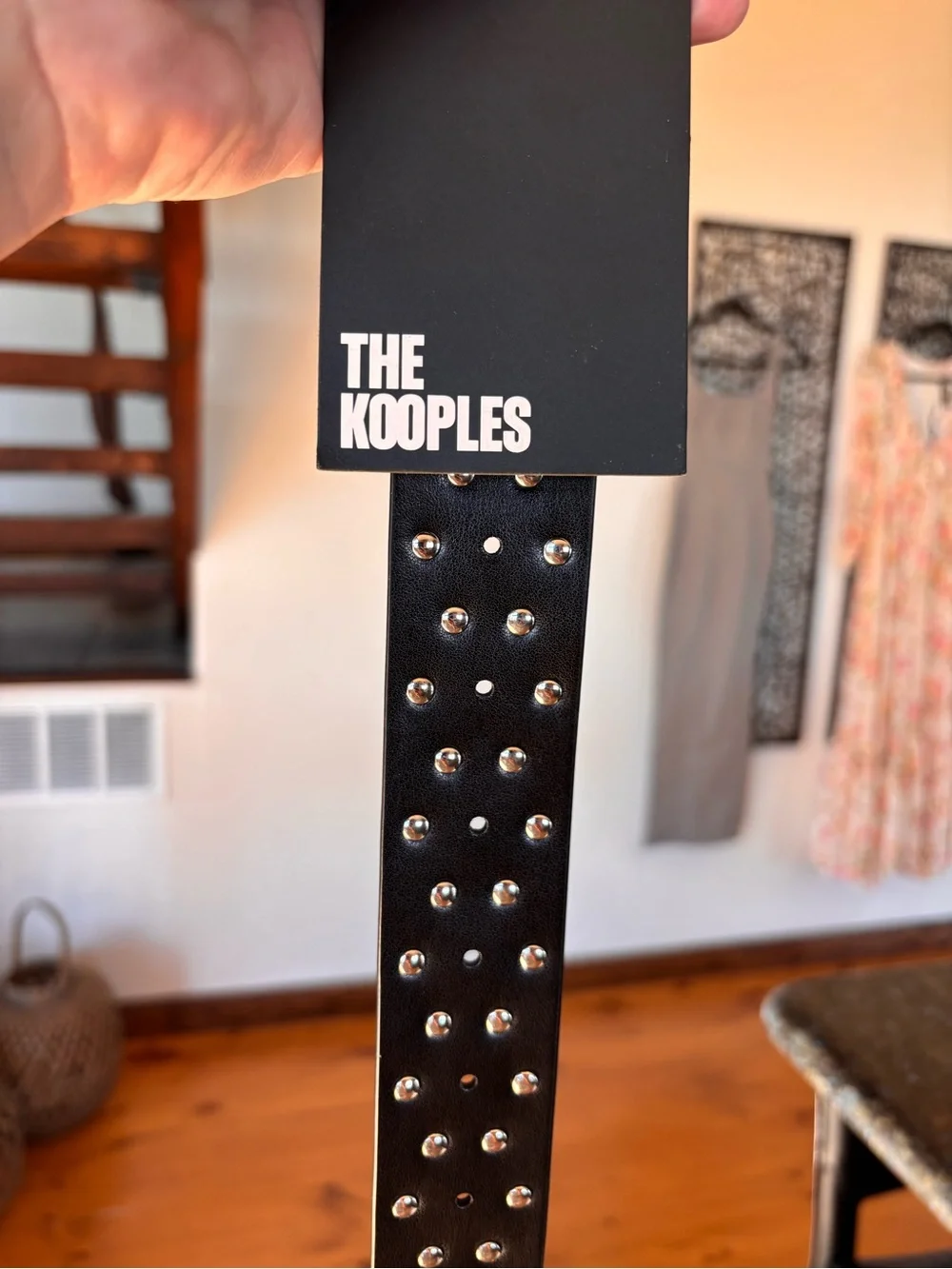 THE KOOPLES Studded Leather Belt – Black | NWT | French Size 1 MSRP $395